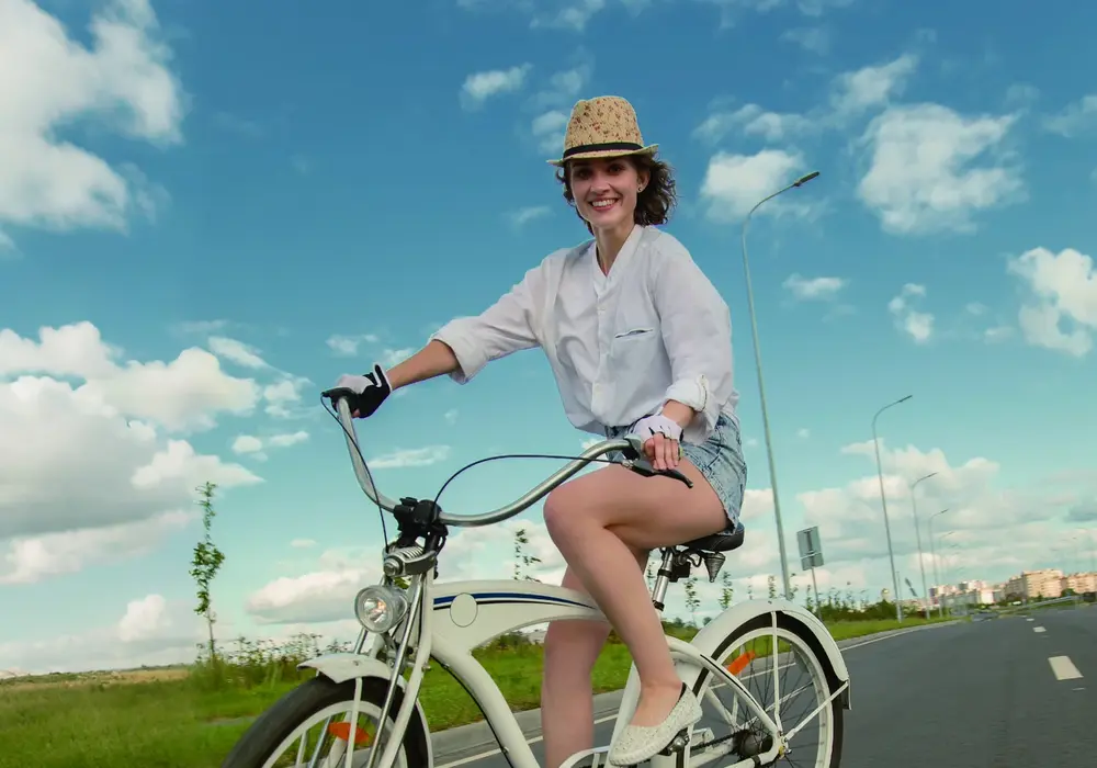 Urban eBike riding scene for eCity applications